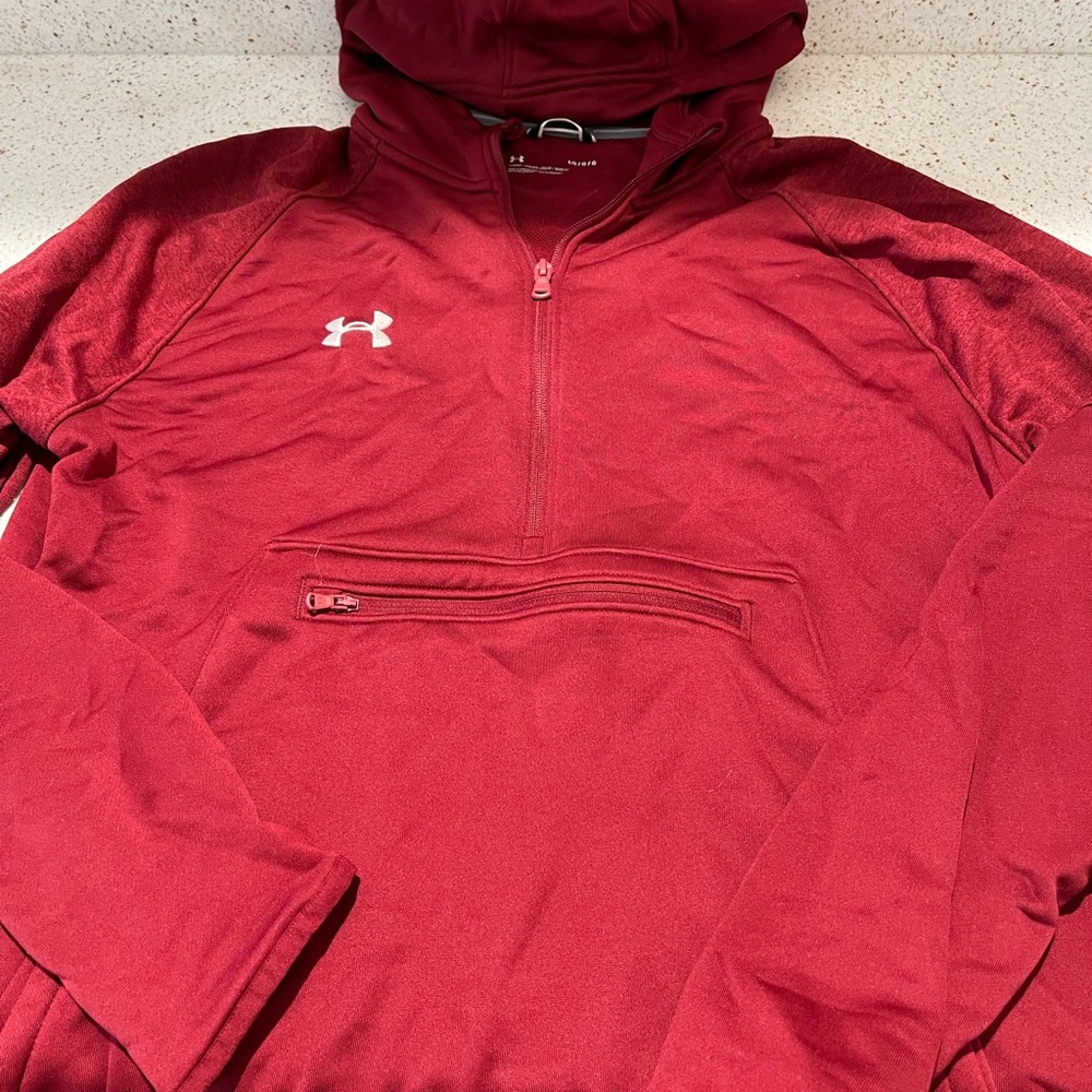 Under Armour Anorak 1/4 zip Hoodie sz Large
